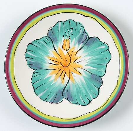 Hibiscus Dessert/Pie Plate