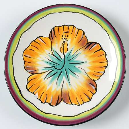 Hibiscus Dessert/Pie Plate