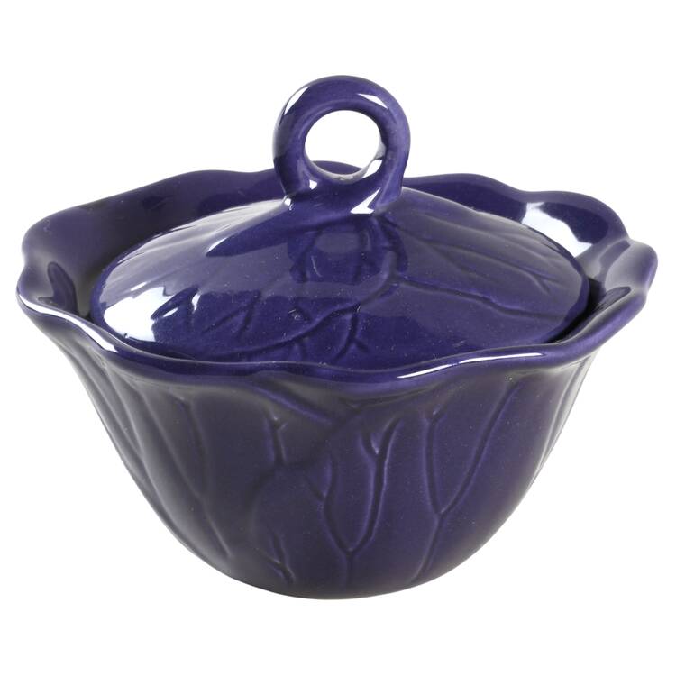 Lotus Collection Sugar Bowl & Lid