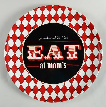 Eat at Mom's 14" Chop Plate (Round Platter)