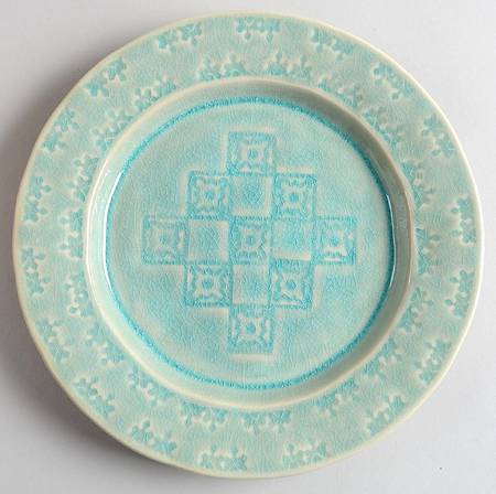 Corsica Aqua Marine Accent Salad Plate