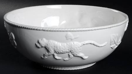 Jaguar Blanc 9" Round Serving Bowl