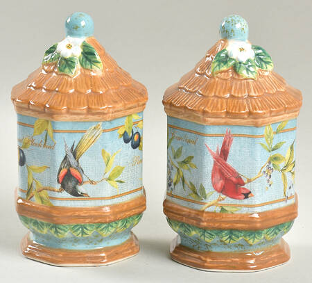 Botanical Birds Salt & Pepper Set