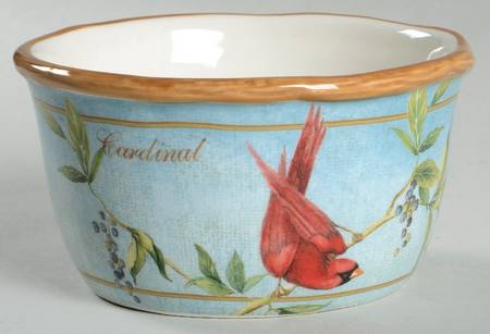 Botanical Birds Individual Ice Cream Dish