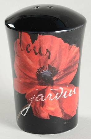 Midnight Poppy Salt Shaker
