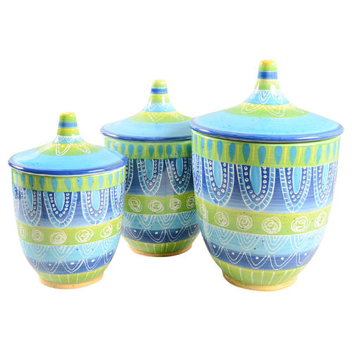 Tapas (3 Piece) Canister Set (Box Set)