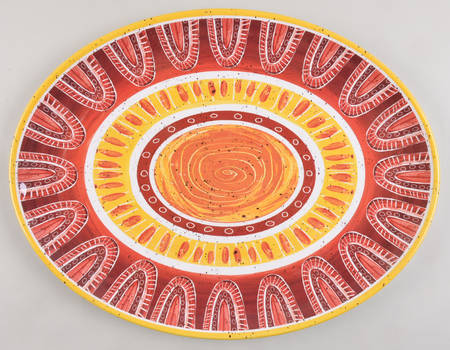 Tapas 18" Melamine Oval Platter