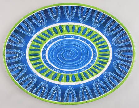 Tapas 18" Melamine Oval Platter