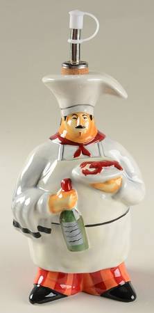 Trattoria Figural Oil Jar & Drizzle Spout