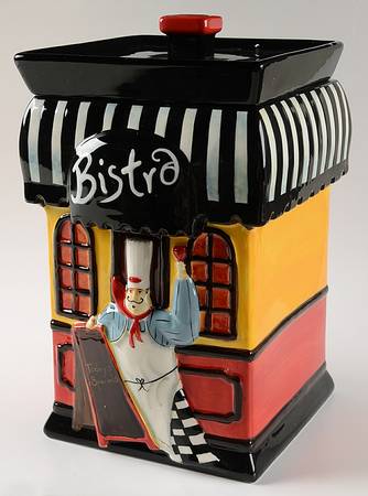 Trattoria Cookie Jar & Lid