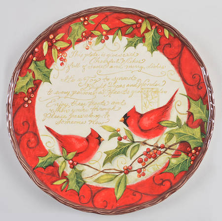 Winter Wonder Pass Along Cookie Plate
