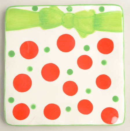 Ho Ho Ho Square Canape Plate