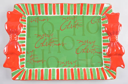 Ho Ho Ho 18" Rectangular Serving Platter