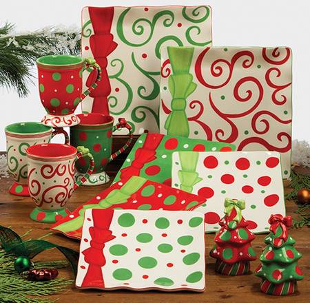 Ho Ho Ho Square Dinner Plate