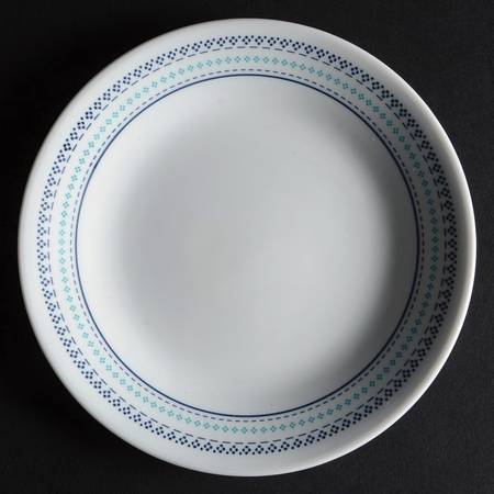 Folk Stitch Bread & Butter Plate