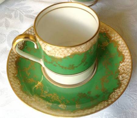 A13096 Flat Demitasse Cup & Saucer Set