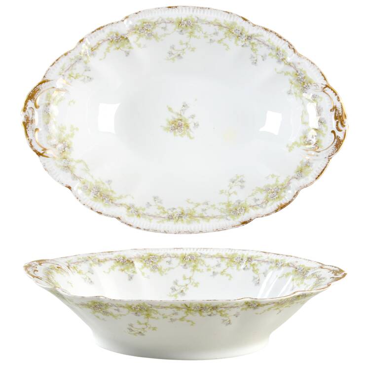 Schleiger 389-1 10" Oval Vegetable Bowl