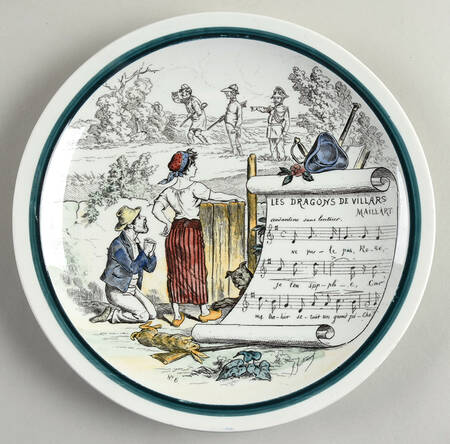 Sujets Musicaux Salad Plate