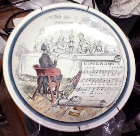 Sujets Musicaux Salad Plate