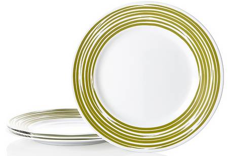 Strokes of Color (Brushed) Apple Green by Corning Corelle