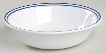 Strokes of Color (Brushed) Cobalt Blue Fruit/Dessert (Sauce) Bowl