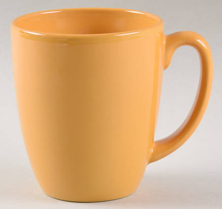 Strokes of Color (Brushed) Lemon Yellow Mug