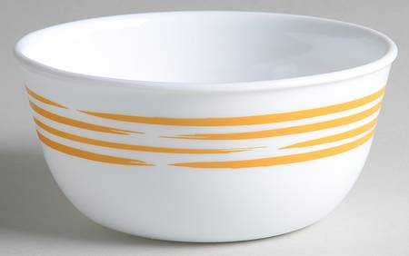 Strokes of Color (Brushed) Lemon Yellow Soup/Cereal Bowl