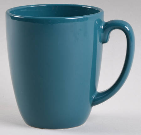 Strokes of Color (Brushed) Turquoise Mug