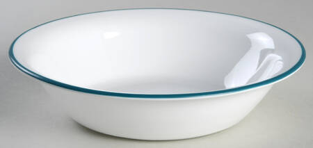 Strokes of Color (Brushed) Turquoise Soup/Cereal Bowl