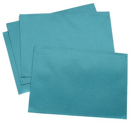 Strokes of Color (Brushed) Turquoise Cloth Placemat
