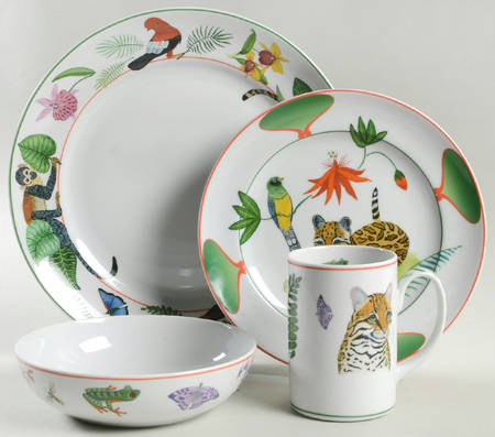 Rainforest 4 Piece Place Setting