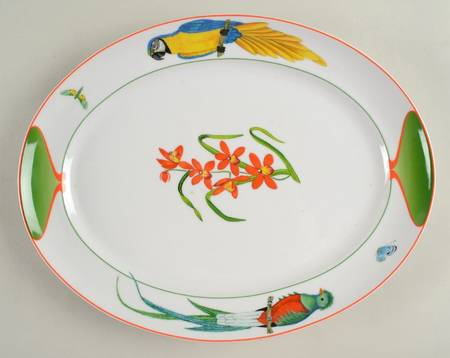 Rainforest 14" Oval Serving Platter