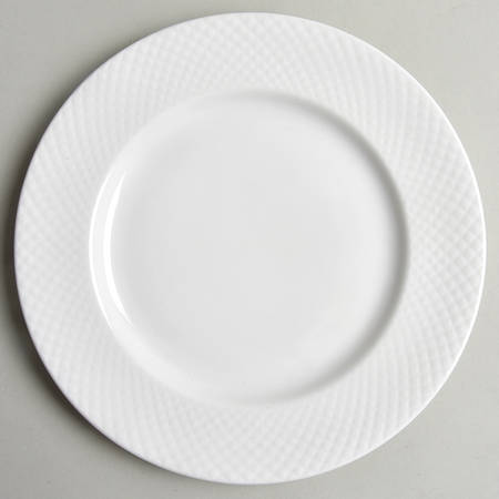 Dune All White Salad Plate