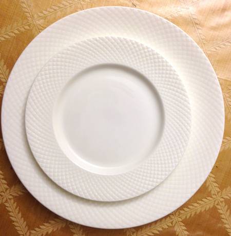 Dune All White Bread & Butter Plate