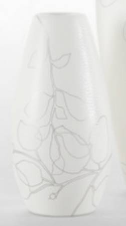 Metallic Flowers Vase