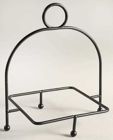 Veluto Red Metal Plate Holder