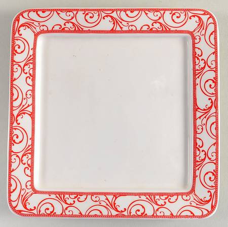 Veluto Red Appetizer Plate