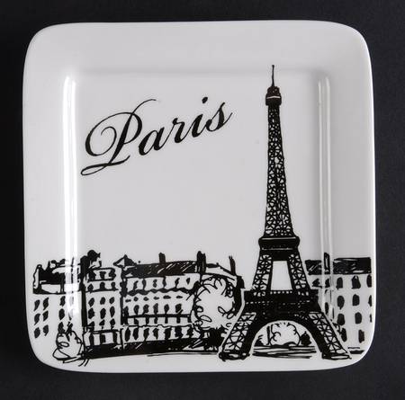 Paris Square Appetizer Plate