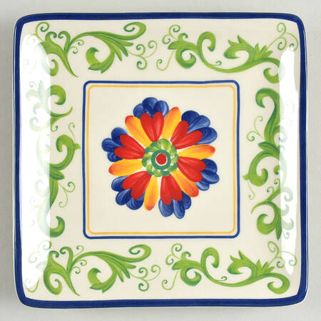 Amalfi Square Canape Plate