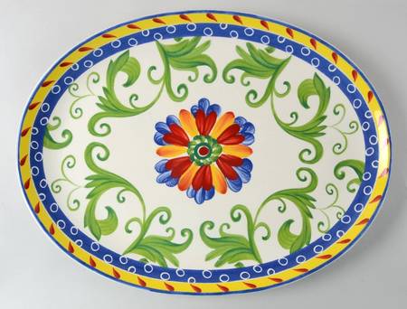 Amalfi 18" Oval Serving Platter