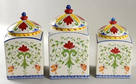 Amalfi (3 Piece) Canister Set (Box Set)