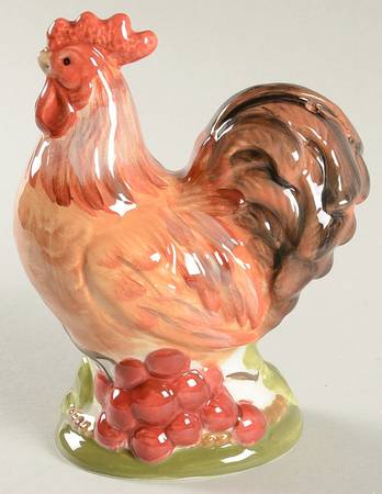 Tuscan Rooster Figural Salt Shaker