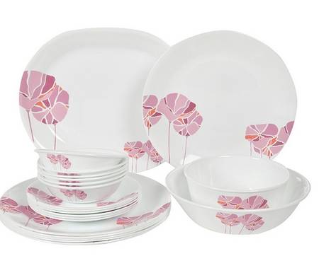 Pink Lotus (Corelle) by Corning Corelle
