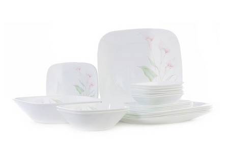 Lillyville (Corelle) Square Dinner Plate