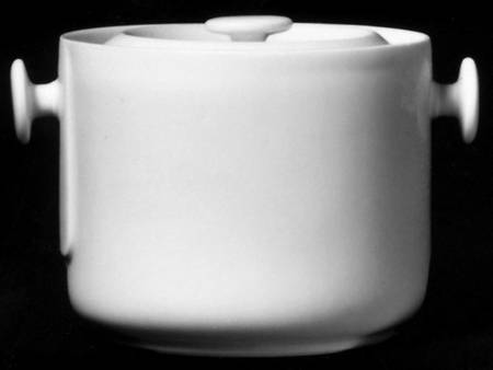 Held Sugar Bowl & Lid