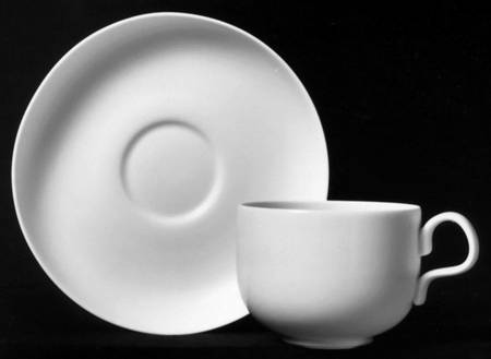Held Flat Demitasse Cup & Saucer Set