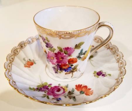 C6T6 Flat Demitasse Cup & Saucer Set