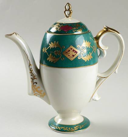 241 Teal Mini Coffee Pot & Lid