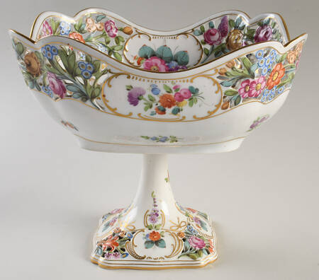 Marie Antoinette Round Compote (Height X Width)