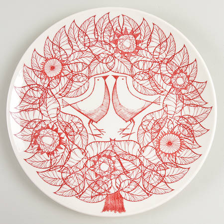 Red Birds by Crate &amp; Barrel